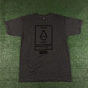 Volcom Men's Charcoal Graphic Tee